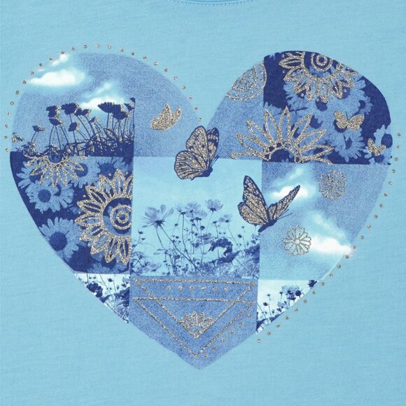 The Childrens Place Girls Butterfly Floral Graphic Tee 3-Pack - M(7/8) NWT - Picture 2 of 5